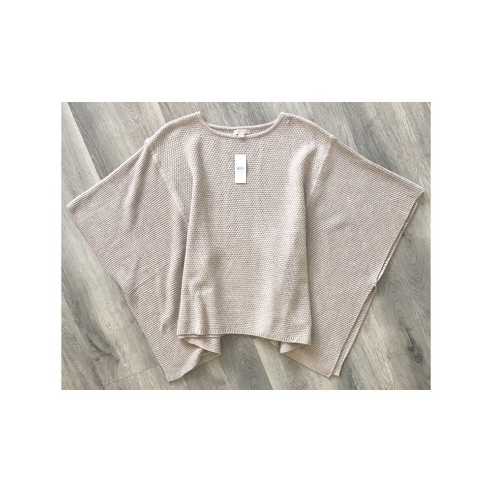 LOFT • Poncho Sweater - Picture 2 of 4